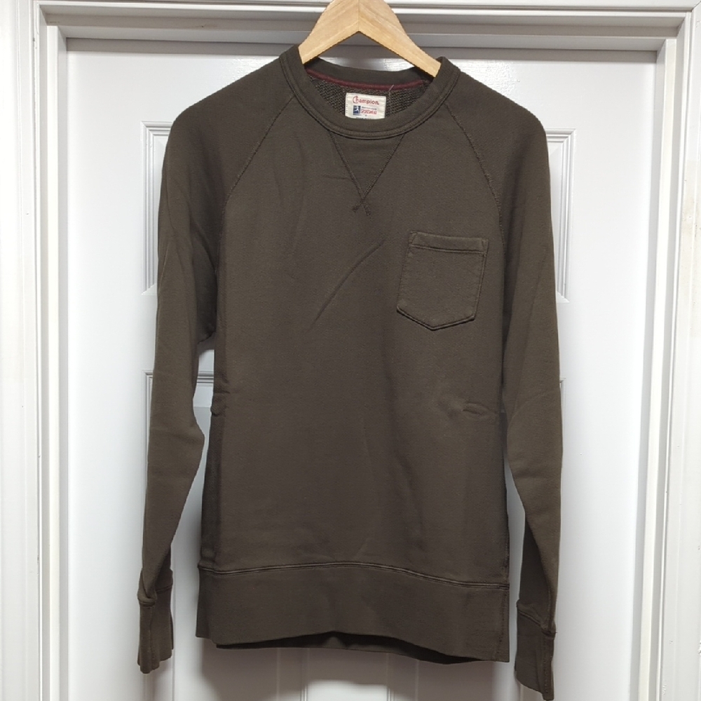 Todd Snyder x Champion Men's Mid-Weight Sweatshirt - Moss Green